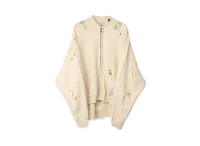Maison MIHARA YASUHIRO Wide Back Knit Cardigan "White"