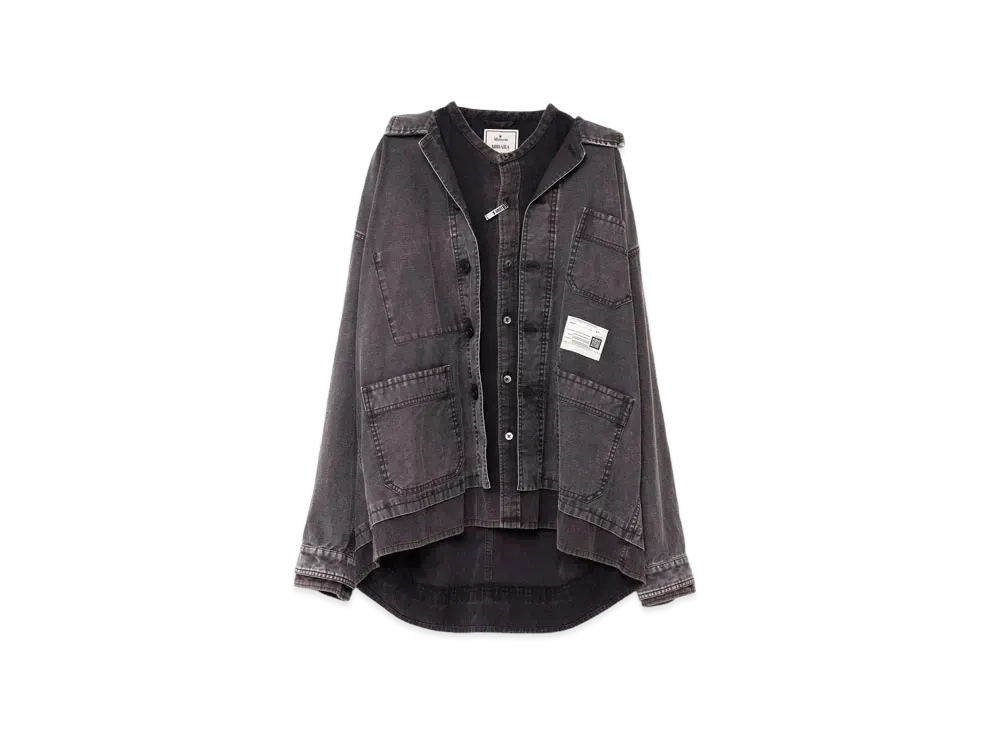 Maison MIHARA YASUHIRO Double Layered Shirt "Black"