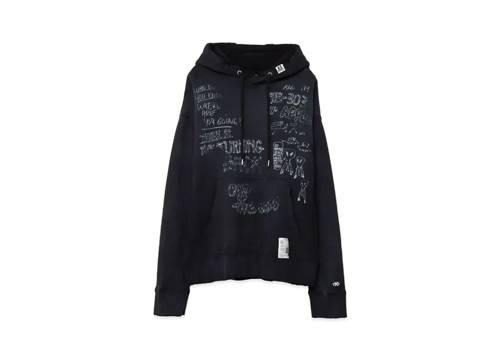 Maison MIHARA YASUHIRO Distressed Hoodie "Black"