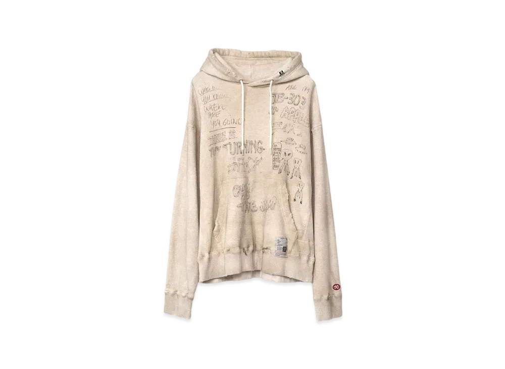 Maison MIHARA YASUHIRO Distressed Hoodie "White"