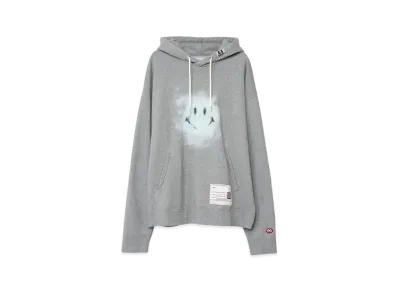 Maison MIHARA YASUHIRO Smily Face Printed Hoodie "Grey"