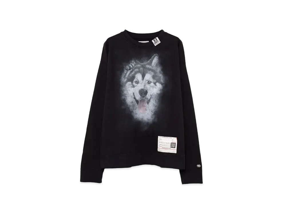 Maison MIHARA YASUHIRO Dog Printed Sweatshirt "Black"