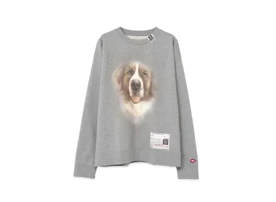 Maison MIHARA YASUHIRO Dog Printed Sweatshirt "Grey"