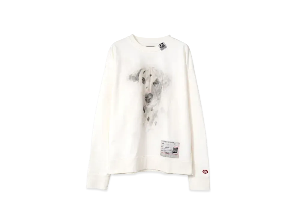 Maison MIHARA YASUHIRO Dog Printed Sweatshirt "White"