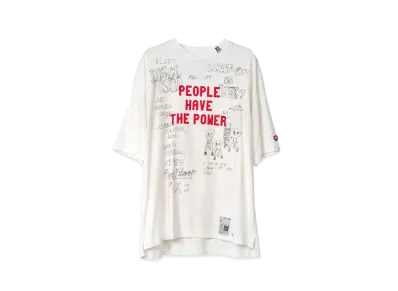 Maison MIHARA YASUHIRO Distressed T-shirt "White"