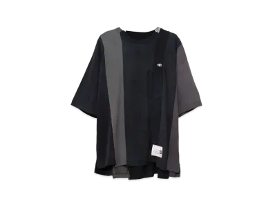 Maison MIHARA YASUHIRO Vertical Switching T-shirt "Black"