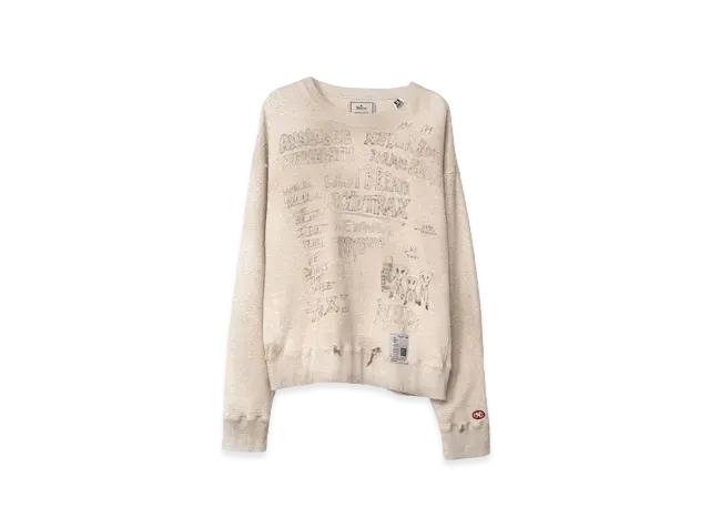 Maison MIHARA YASUHIRO Distressed Sweatshirt "White"