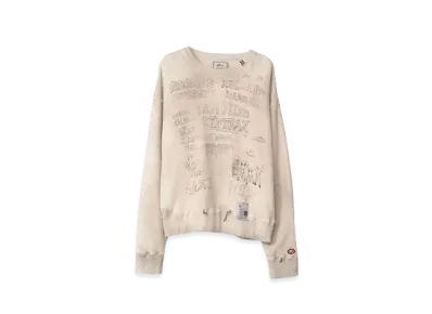 Maison MIHARA YASUHIRO Distressed Sweatshirt "White"