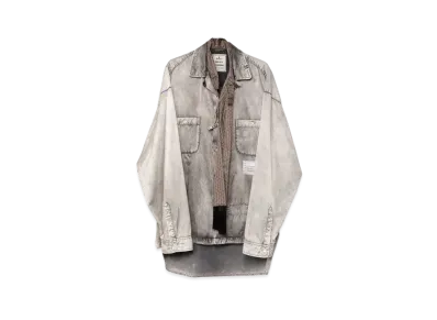 Maison MIHARA YASUHIRO Accessories Mixed Shirt "Light Gray"