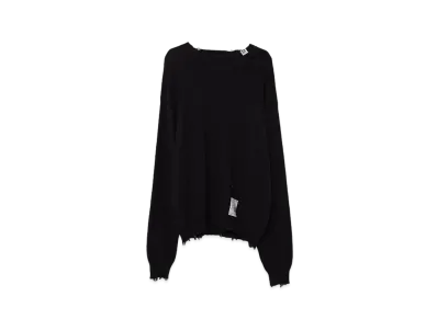 Maison MIHARA YASUHIRO Distressed Knit Sweater "Black"