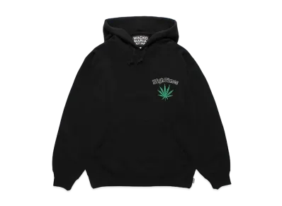WACKO MARIA HIGH TIMES / Heavy Weight Hooded Sweat Shirt "Black"