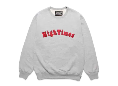 WACKO MARIA HIGH TIMES / Heavy Weight Crew Neck Sweat Shirt #1 "Gray"
