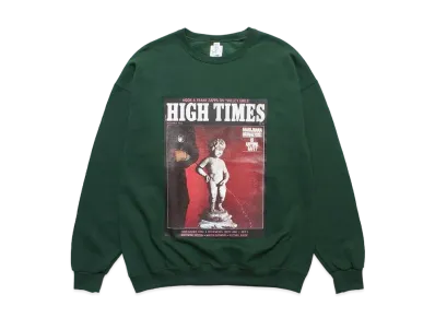 WACKO MARIA HIGH TIMES / Sweat Shirt "Green"