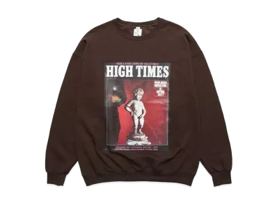 WACKO MARIA HIGH TIMES / Sweat Shirt "Brown"