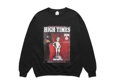 WACKO MARIA HIGH TIMES / Sweat Shirt "Black"