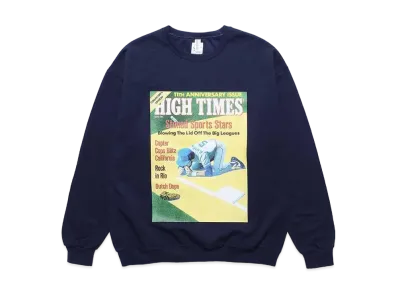 WACKO MARIA HIGH TIMES / Sweat Shirt #1 "Navy"
