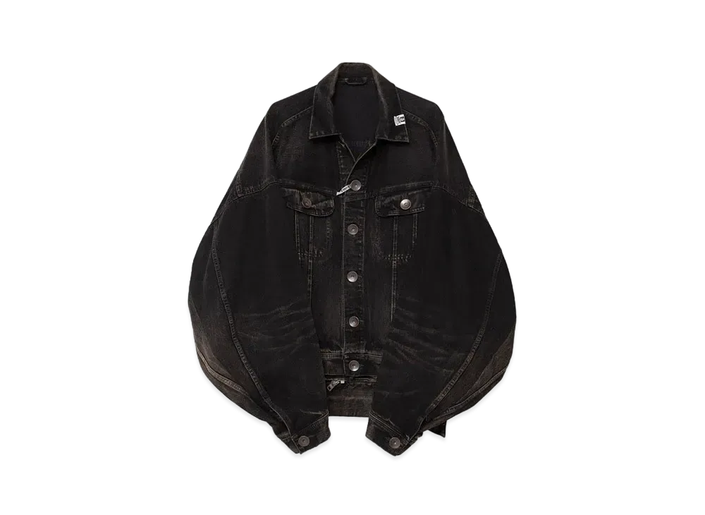 Maison MIHARA YASUHIRO Combination Denim Jacket "Black"