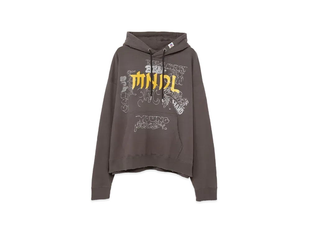 Maison MIHARA YASUHIRO Mendrill x GS Distressed Hoodie "Black"