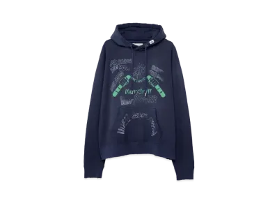 Maison MIHARA YASUHIRO Mendrill x GS Distressed Hoodie "Navy"