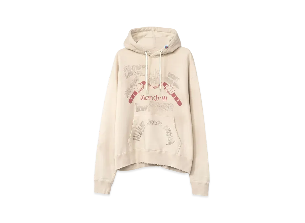 Maison MIHARA YASUHIRO Mendrill x GS Distressed Hoodie "White"