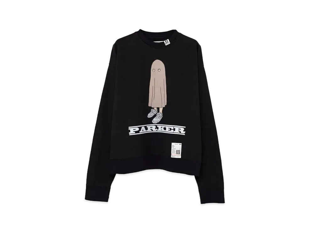 Maison MIHARA YASUHIRO PARKER Printed Pullover Sweatshirt "Black"