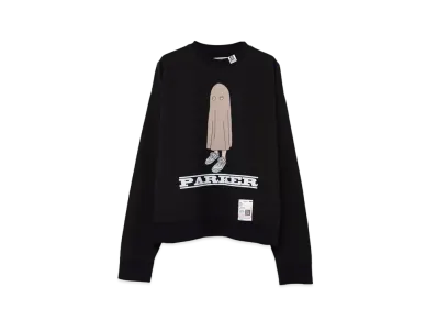 Maison MIHARA YASUHIRO PARKER Printed Pullover Sweatshirt "Black"