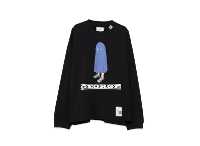 Maison MIHARA YASUHIRO GEORGE Printed Long Sleeve T-shirt "Black"