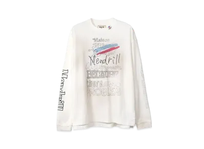 Maison MIHARA YASUHIRO Mendrill x GS Distressed Long Sleeve Tee "White"