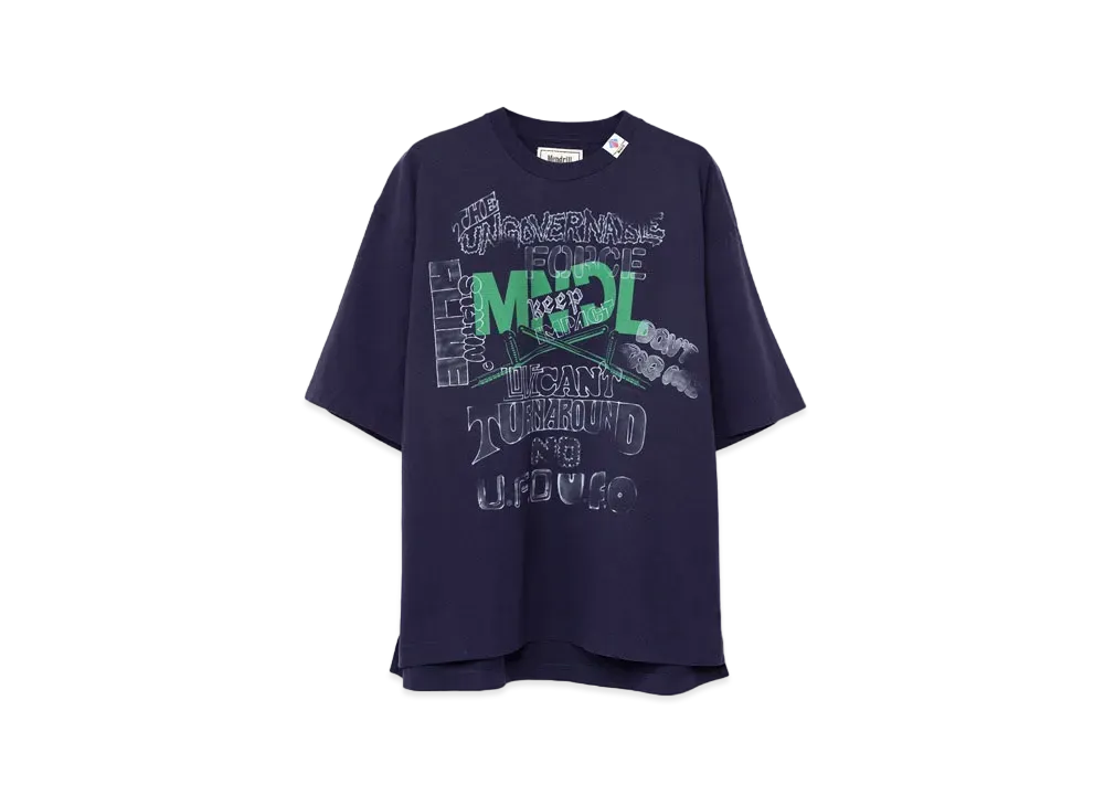 Maison MIHARA YASUHIRO Mendrill x GS Distressed T-shirt "Navy"