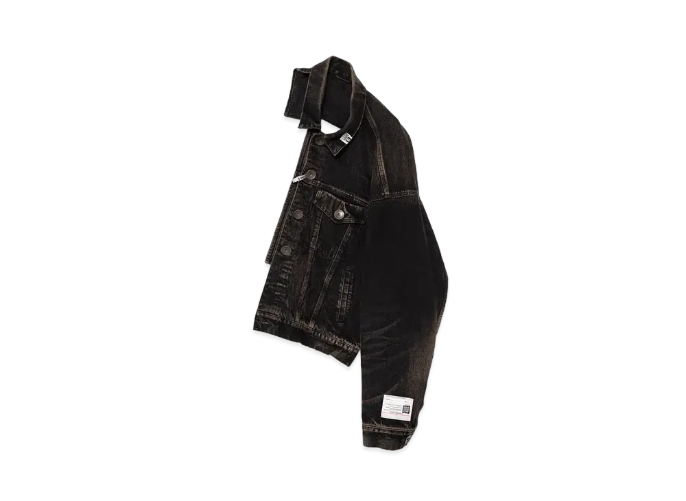 Maison MIHARA YASUHIRO Half Denim Jacket Bag "Black"