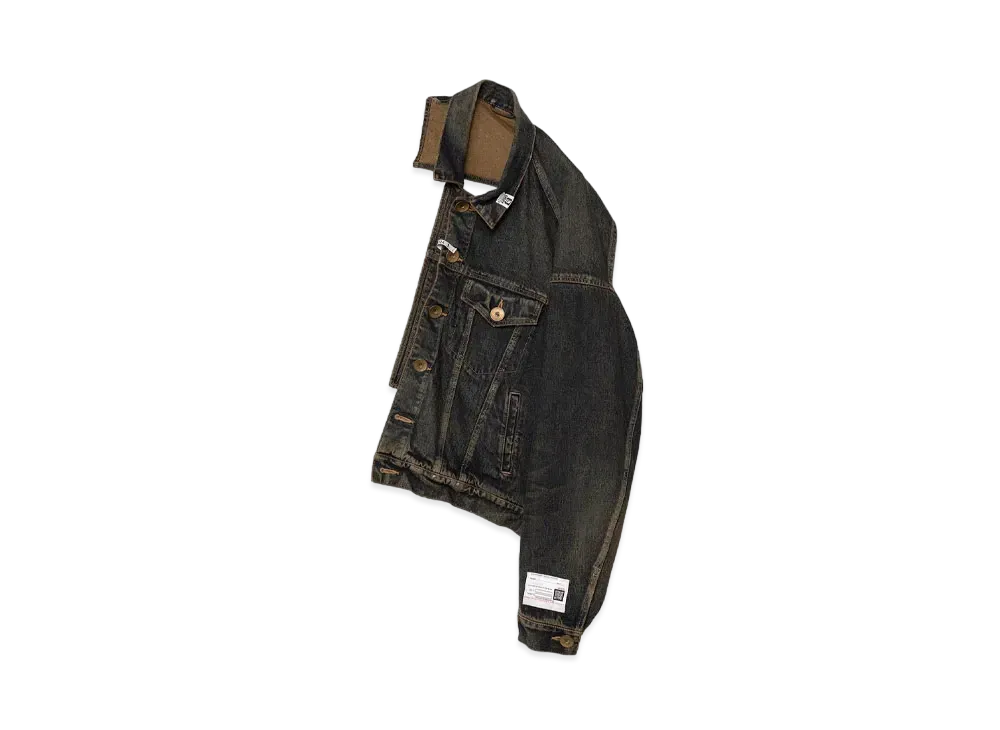 Maison MIHARA YASUHIRO Half Denim Jacket Bag "Indigo"