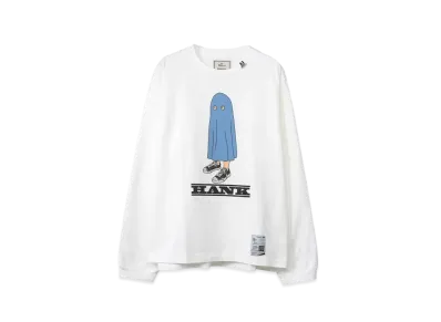 Maison MIHARA YASUHIRO HANK Printed Long Sleeve Tee "White"