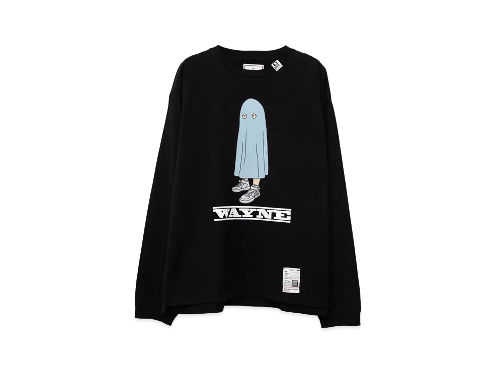 Maison MIHARA YASUHIRO WAYNE Printed Long Sleeve Tee "Black"