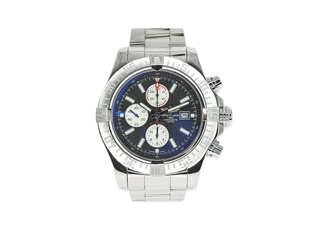 Breitling Superavenger II "Black/Stainless Steel"