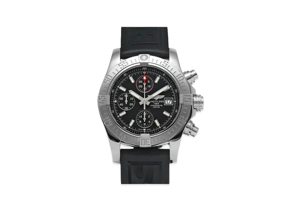 Breitling Avenger II "Black/Stainless Steel"