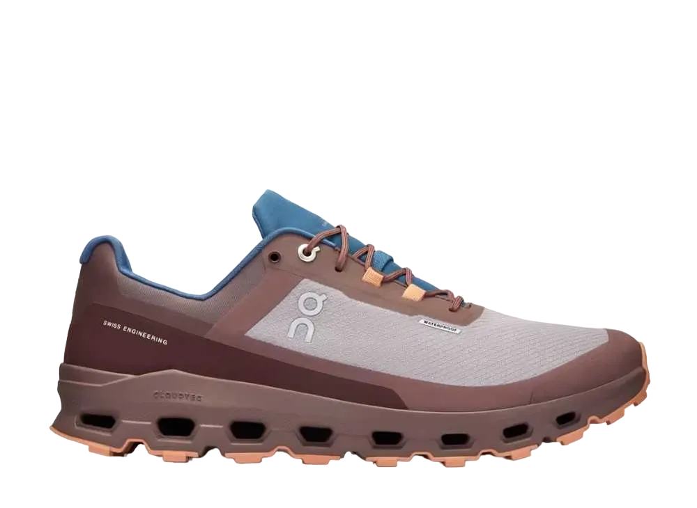 On Women's Cloudvista Waterproof "Zinc/Grape"