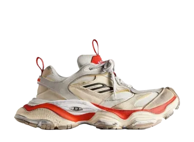 バレンシアガ カーゴ スニーカー "ベージュ/グレー/レッド"