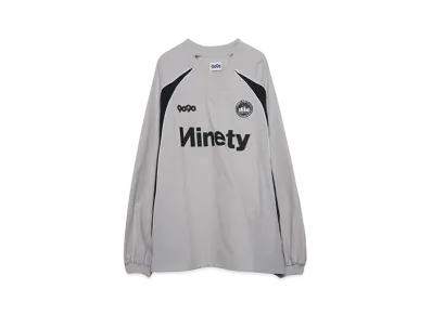 9090 City Logo Nylon Pullover "Gray"