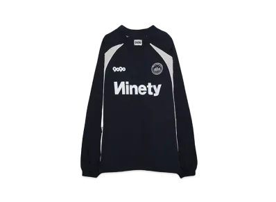 9090 City Logo Nylon Pullover "Navy"