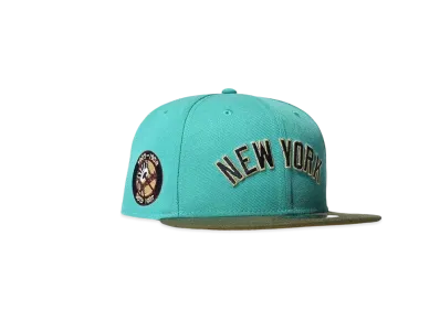 HOME GAME NEW YORK YANKEES 50TH 59FIFTY "TEAL/OLIVE"