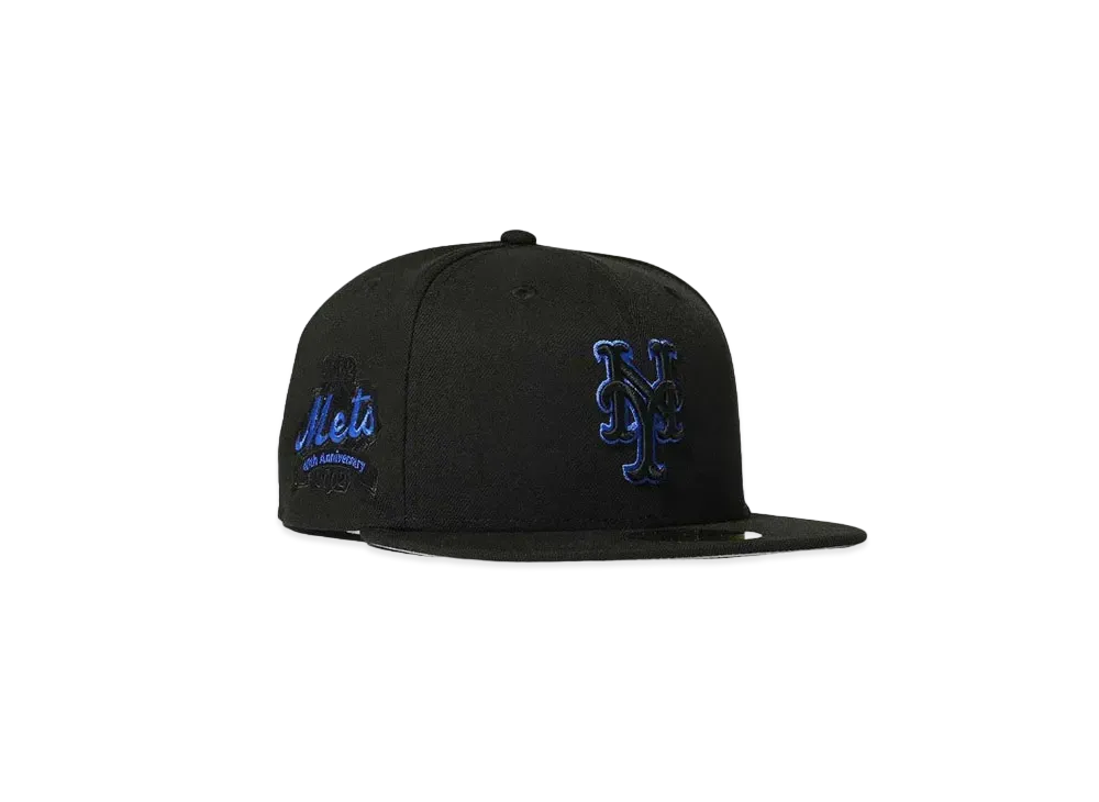 HOME GAME NEW YORK METS 40TH 59FIFTY "BLACK"