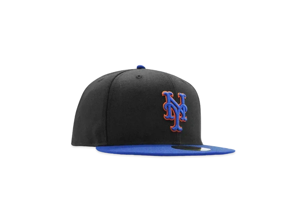 HOME GAME NEW YORK METS 40TH 59FIFTY "BLACK/BLUE"