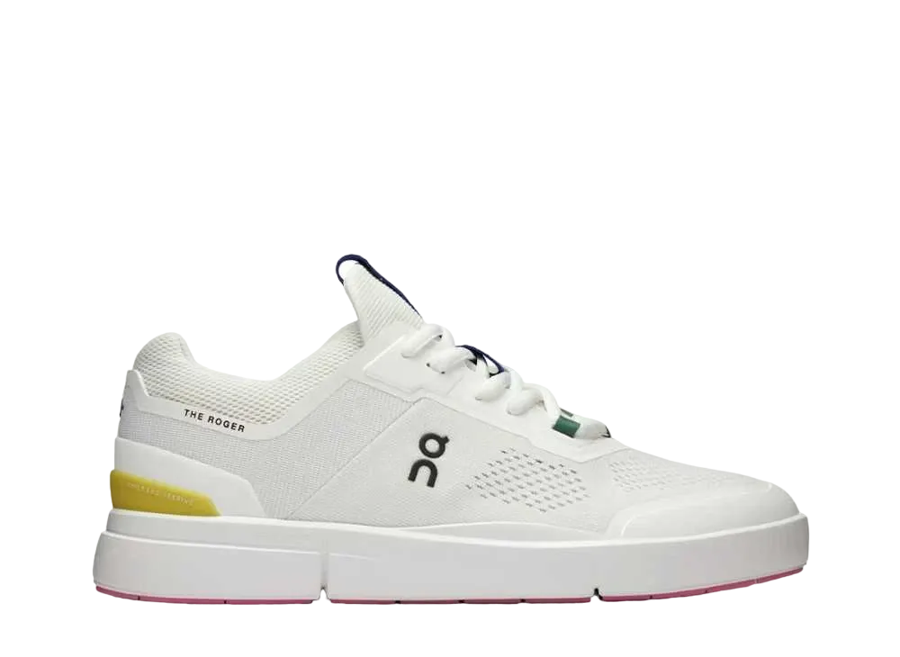 On Women's THE ROGER Spin "Undyed White/Yellow"