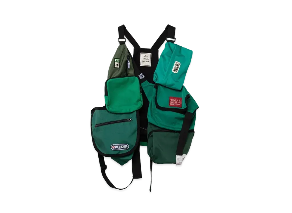Maison MIHARA YASUHIRO Bag Vest "Green"