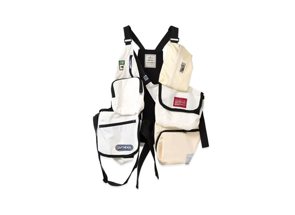 Maison MIHARA YASUHIRO Bag Vest "White"