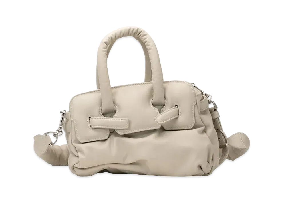 Maison MIHARA YASUHIRO Puffer Hand Bag "White"