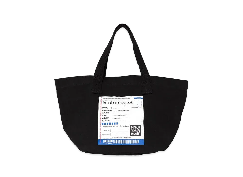 Maison MIHARA YASUHIRO Big Name Tote Bag "Black"