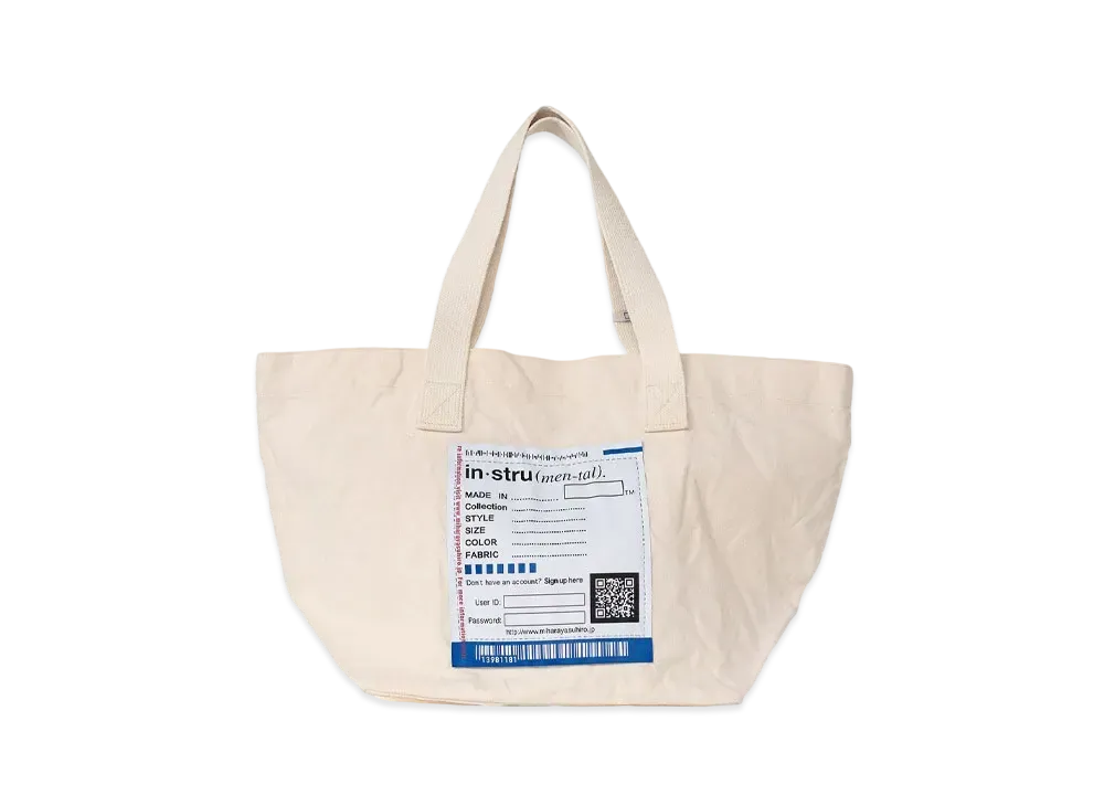 Maison MIHARA YASUHIRO Big Name Tote Bag "White"