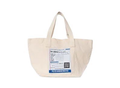 Maison MIHARA YASUHIRO Big Name Tote Bag "White"