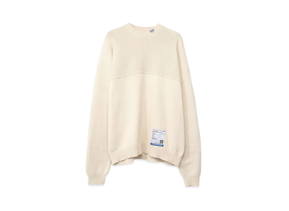 Maison MIHARA YASUHIRO Knit Pullover "White"